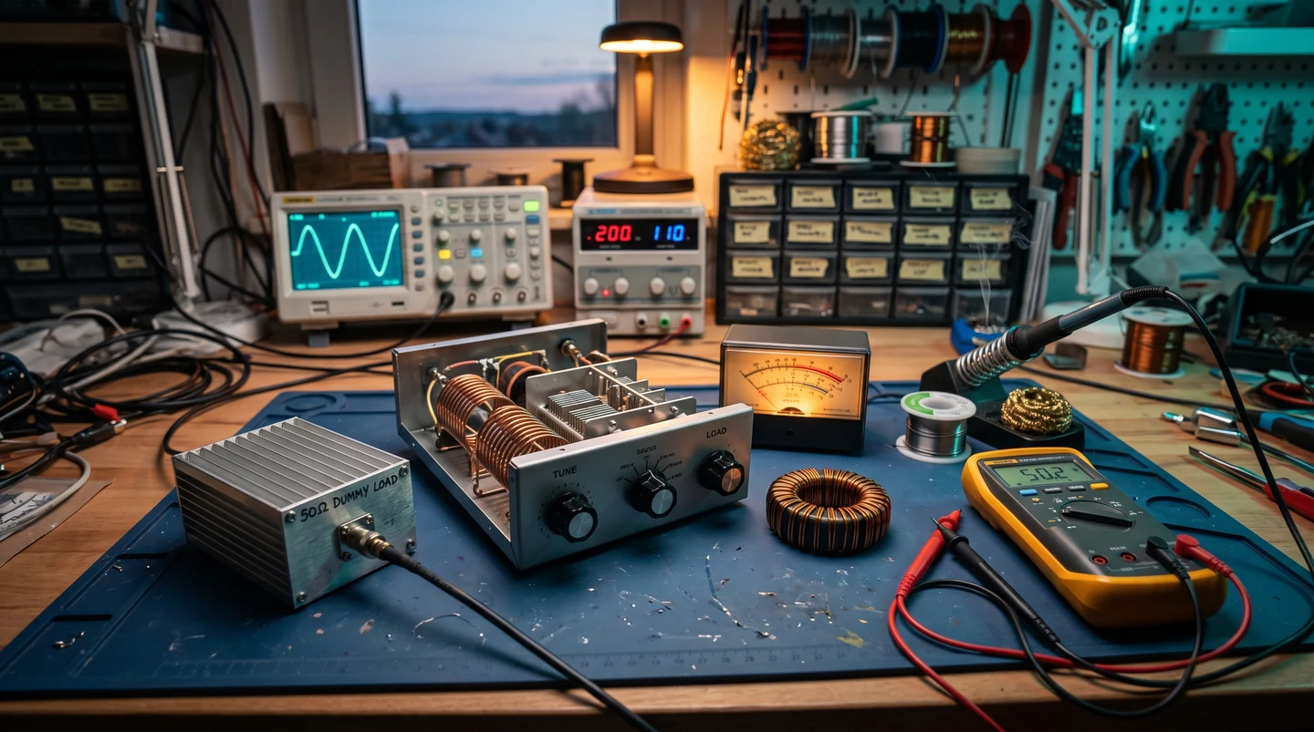 Essential DIY Amateur Radio Workbench Tools - Dummy Load, SWR Meter, Tuner, Balun