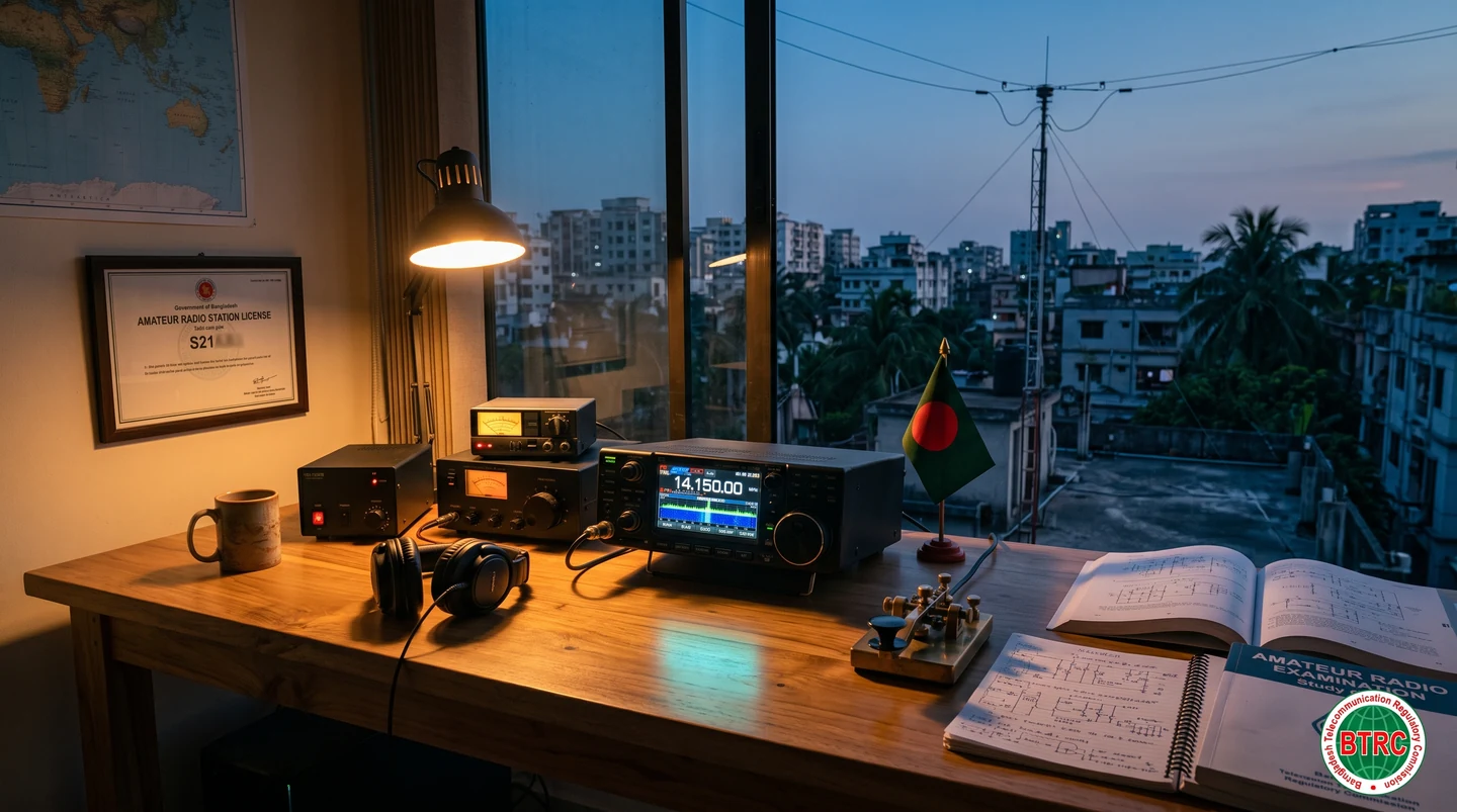 BTRC Amateur Radio License in Bangladesh - S21 Ham Radio Station Setup