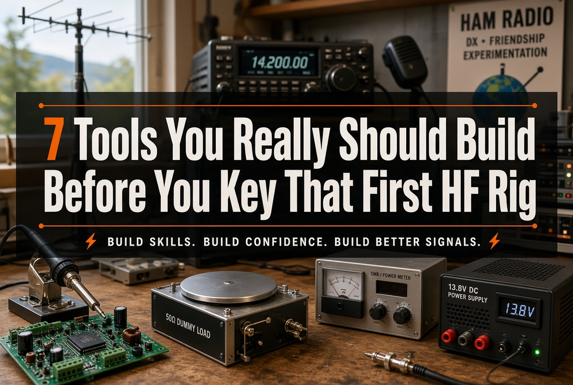 7 Tools You Really Should Build Before You Key That First HF Rig